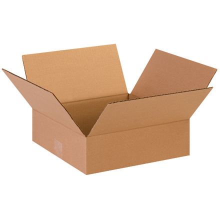 13 x 13 x 4" Flat Corrugated Boxes