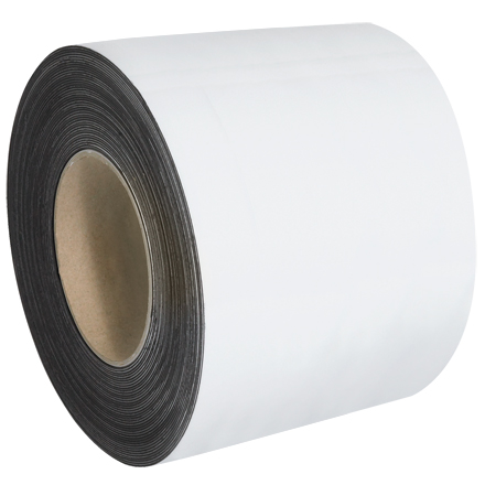 4" x 50' - White Warehouse Labels - Magnetic Rolls