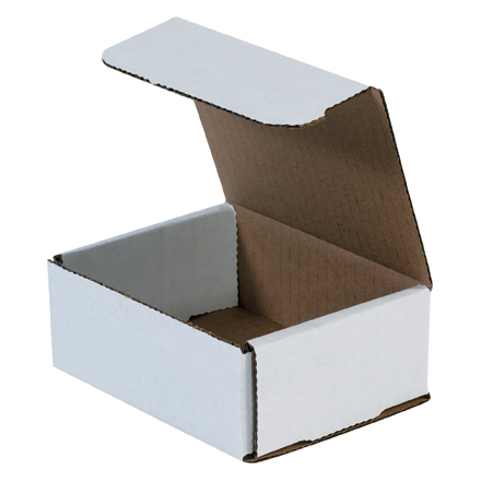 5 x 4 x 2" White Corrugated Mailers